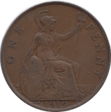 1919 KN PENNY 9 GF ) 2 - Penny - Cambridgeshire Coins