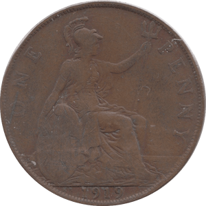 1919 KN PENNY ( FINE ) - Penny - Cambridgeshire Coins