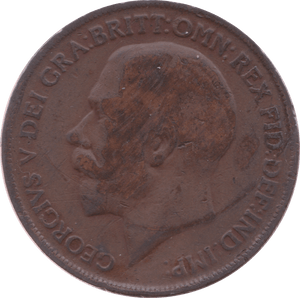 1919 KN PENNY ( GF ) F - Penny - Cambridgeshire Coins