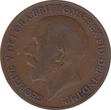 1919 KN PENNY ( GF ) G - Penny - Cambridgeshire Coins