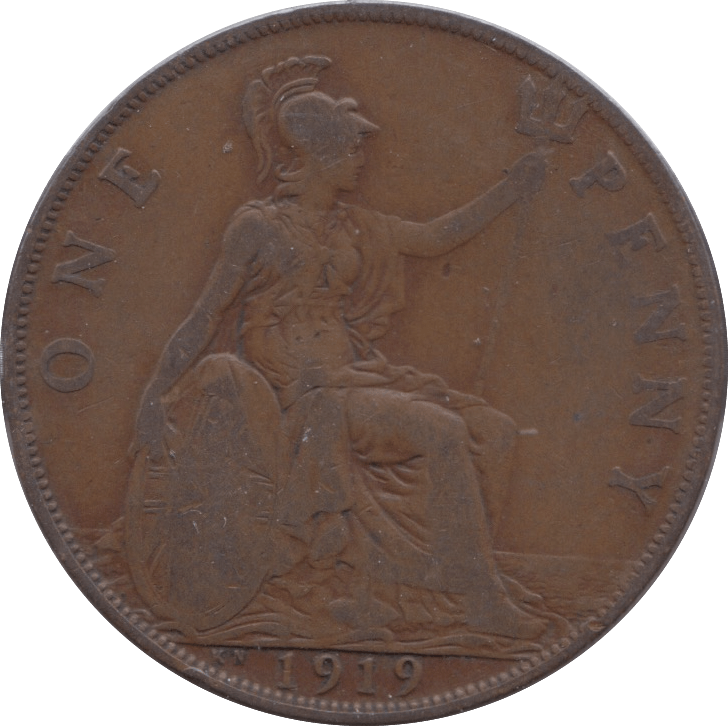 1919 KN PENNY ( NF ) - Penny - Cambridgeshire Coins
