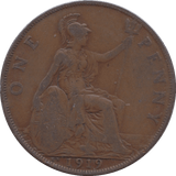 1919 KN PENNY ( NF ) - Penny - Cambridgeshire Coins
