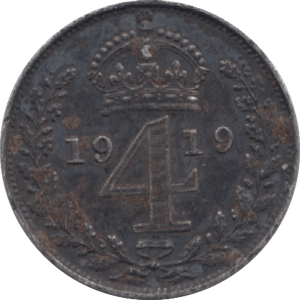 1919 MAUNDY FOURPENCE ( VF ) - Maundy Coins - Cambridgeshire Coins