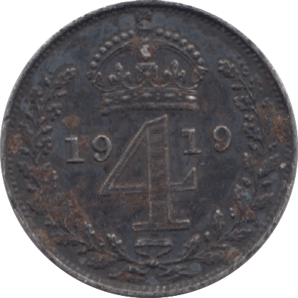 1919 MAUNDY FOURPENCE ( VF ) - Maundy Coins - Cambridgeshire Coins