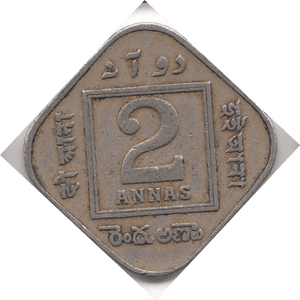 1919 NICKLE 2 ANNAS GEORGE V INDIA REF H61 - WORLD COINS - Cambridgeshire Coins