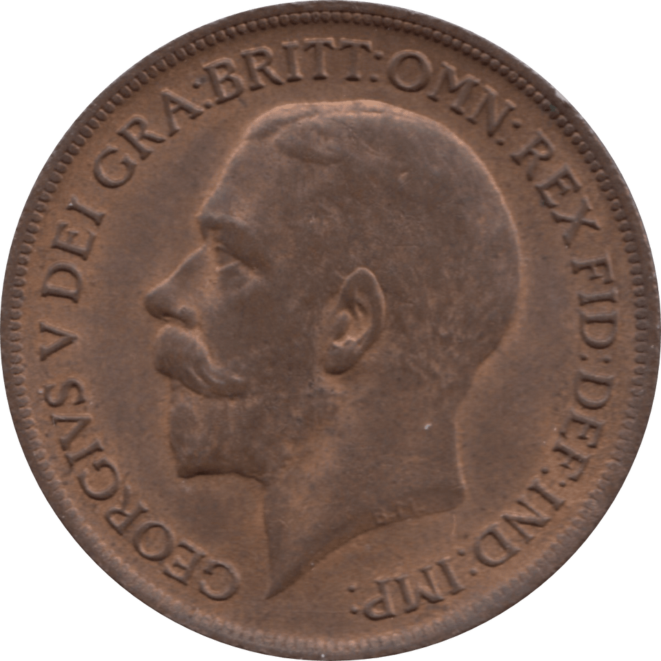 1919 PENNY 1 ( AUNC ) 29 - Penny - Cambridgeshire Coins