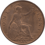 1919 PENNY 1 ( AUNC ) 29 - Penny - Cambridgeshire Coins