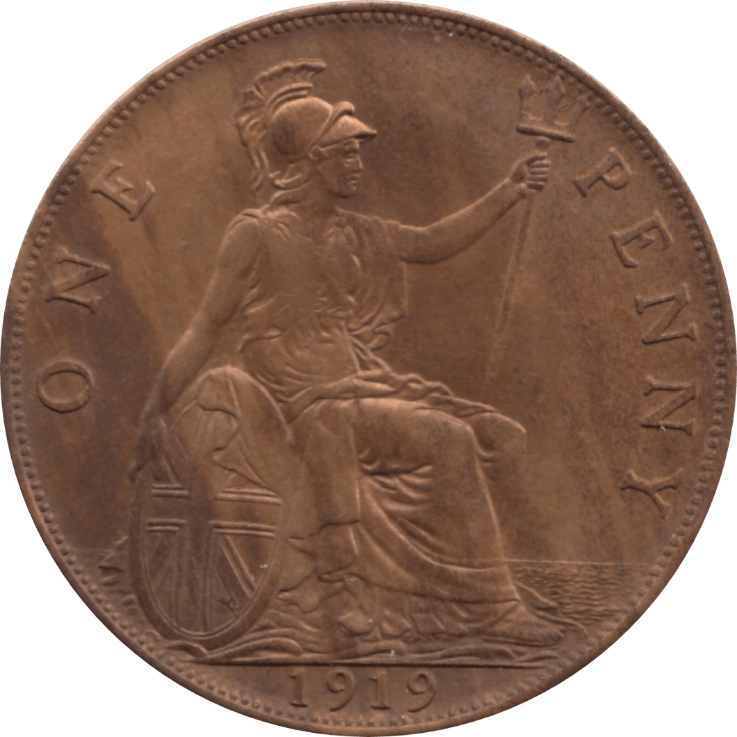 1919 PENNY 2 ( AUNC ) 65 - Penny - Cambridgeshire Coins