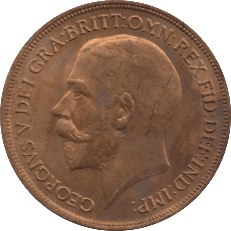 1919 PENNY 2 ( AUNC ) 65 - Penny - Cambridgeshire Coins