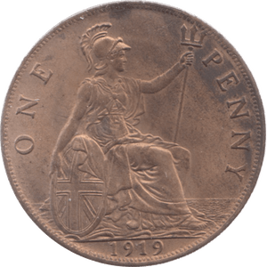 1919 PENNY ( AUNC ) 7 - Penny - Cambridgeshire Coins