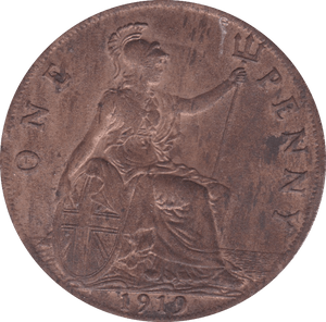 1919 PENNY ( AUNC ) A - Penny - Cambridgeshire Coins