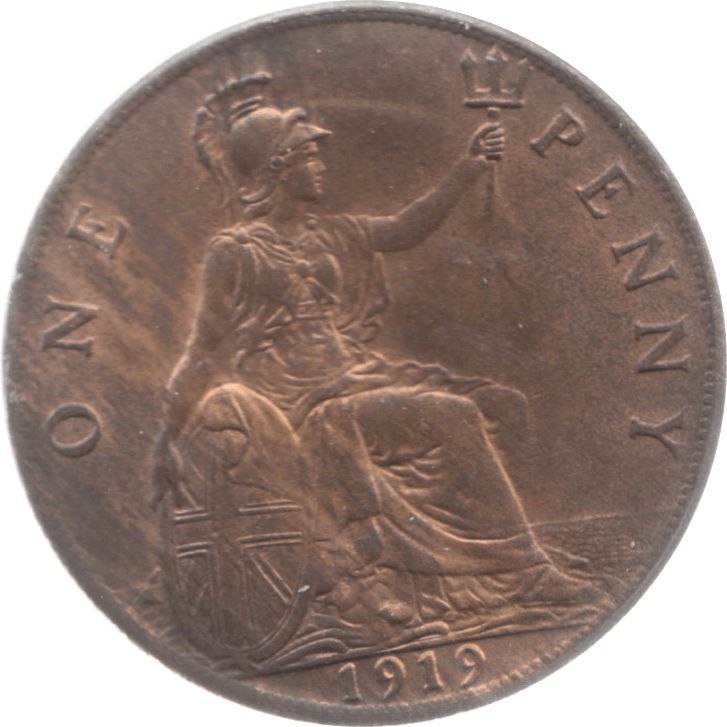 1919 PENNY ( EF ) 23 - Penny - Cambridgeshire Coins