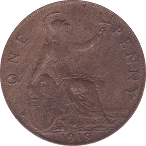 1919 PENNY ( EF ) B - Penny - Cambridgeshire Coins