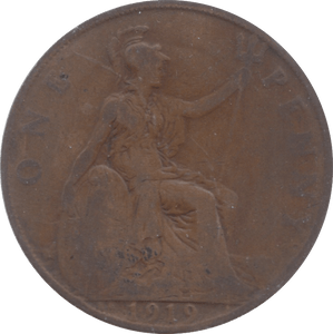 1919 PENNY ( FAIR ) KN 5 - Penny - Cambridgeshire Coins
