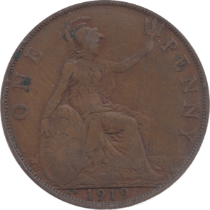 1919 PENNY ( FINE ) 17 KN - Penny - Cambridgeshire Coins