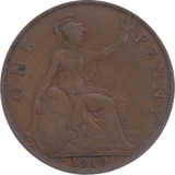 1919 PENNY ( FINE ) 17 KN - Penny - Cambridgeshire Coins