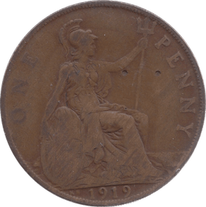 1919 PENNY ( FINE ) 19 KN - Penny - Cambridgeshire Coins