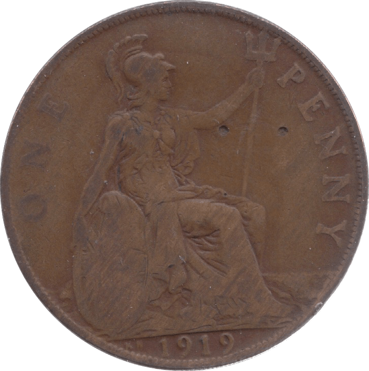 1919 PENNY ( FINE ) 19 KN - Penny - Cambridgeshire Coins
