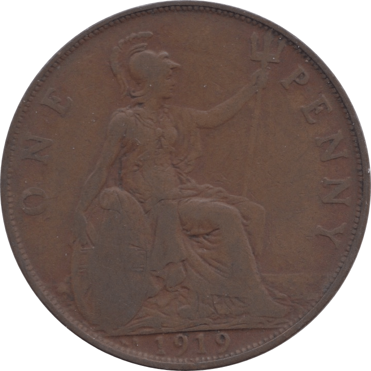1919 PENNY ( FINE ) KN I - Penny - Cambridgeshire Coins
