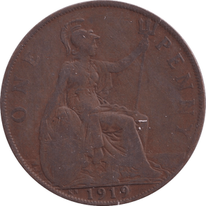 1919 PENNY ( GF ) - Penny - Cambridgeshire Coins