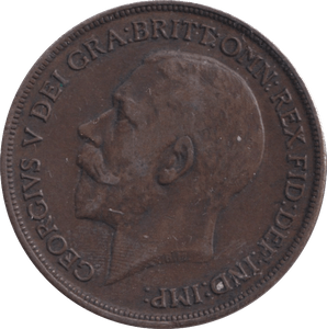 1919 PENNY ( GVF ) - Penny - Cambridgeshire Coins