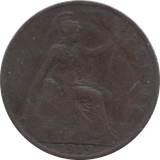 1919 PENNY H I ( FINE ) - Penny - Cambridgeshire Coins
