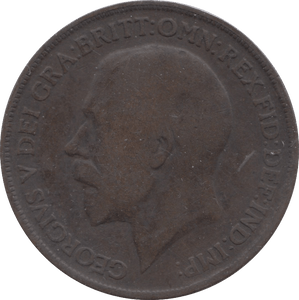 1919 PENNY H I ( FINE ) - Penny - Cambridgeshire Coins