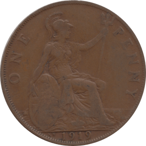 1919 PENNY KN 1 ( VF ) - Penny - Cambridgeshire Coins