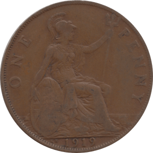 1919 PENNY KN 1 ( VF ) - Penny - Cambridgeshire Coins