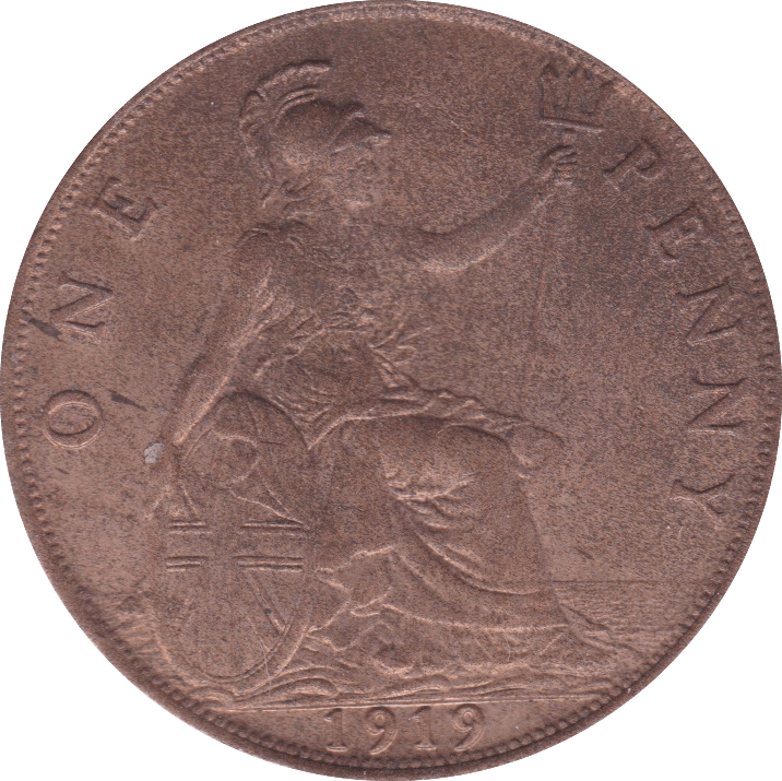 1919 PENNY ( UNC ) B - Penny - Cambridgeshire Coins