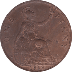 1919 PENNY ( UNC ) C - Penny - Cambridgeshire Coins