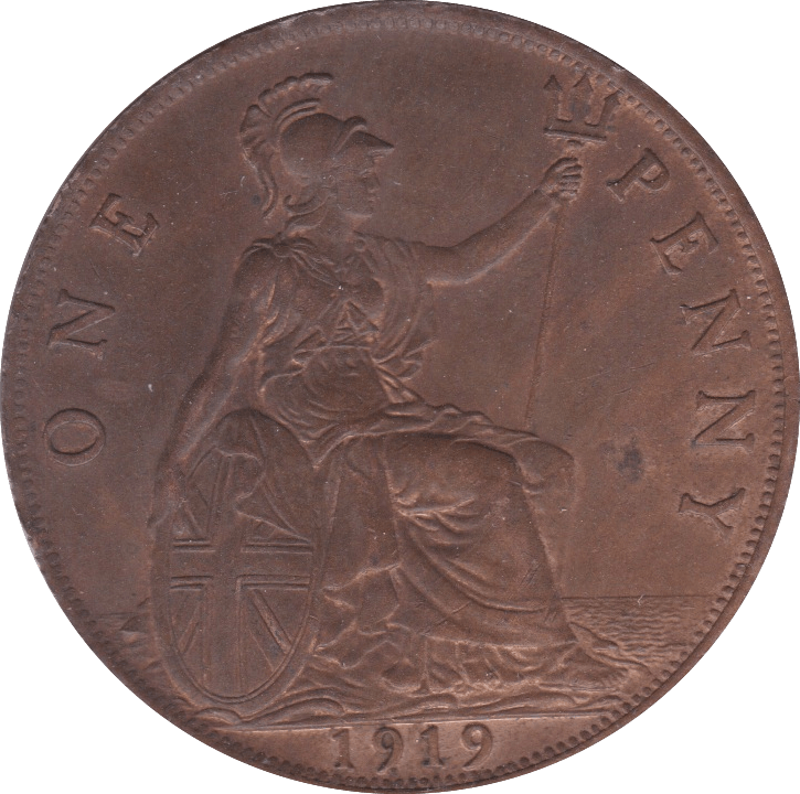 1919 PENNY ( UNC ) C - Penny - Cambridgeshire Coins