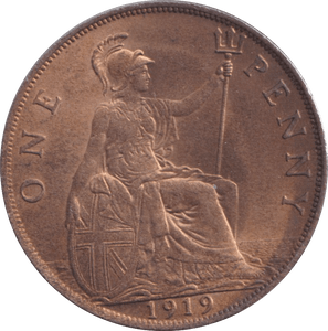 1919 PENNY ( UNC ) - Penny - Cambridgeshire Coins