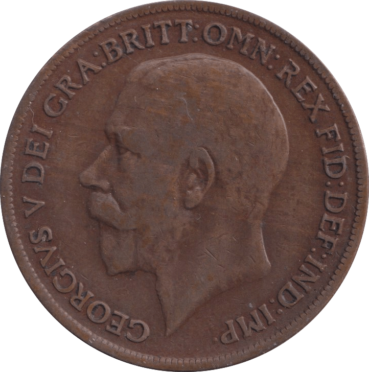 1919 PENNY ( VF ) - Penny - Cambridgeshire Coins