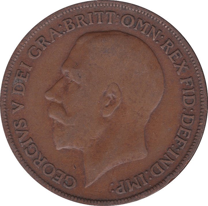 1919 PENNY ( VF ) - Penny - Cambridgeshire Coins