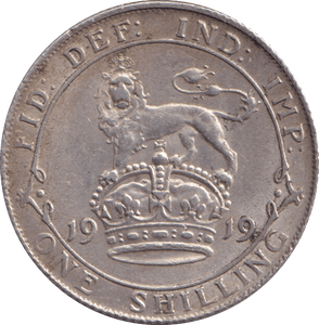 1919 SHILLING ( EF ) - Shilling - Cambridgeshire Coins