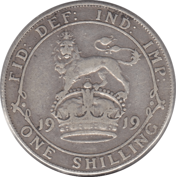 1919 SHILLING ( FINE ) 5 - Shilling - Cambridgeshire Coins