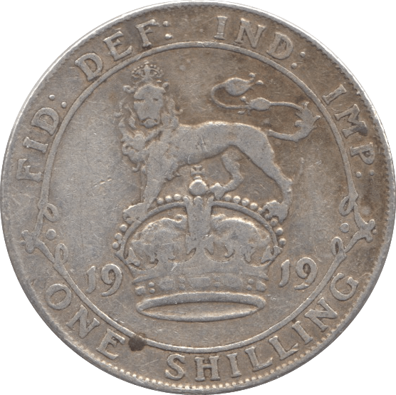 1919 SHILLING ( FINE ) - Shilling - Cambridgeshire Coins