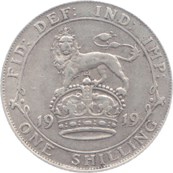 1919 SHILLING ( VF ) 9 - Shilling - Cambridgeshire Coins