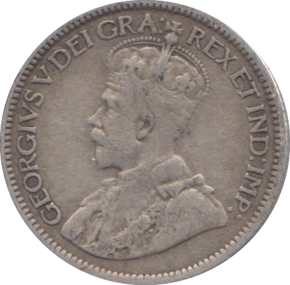 1919 SILVER 10 CENTS CANADA - WORLD SILVER COINS - Cambridgeshire Coins