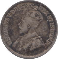 1919 SILVER 5 CENTS CANADA - SILVER WORLD COINS - Cambridgeshire Coins