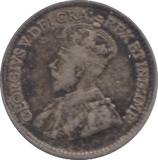 1919 SILVER 5 CENTS CANADA - SILVER WORLD COINS - Cambridgeshire Coins