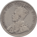 1919 SILVER FIFTY CENTS CANADA - WORLD SILVER COINS - Cambridgeshire Coins