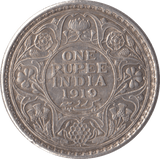 1919 SILVER INDIA 1 RUPEE - SILVER WORLD COINS - Cambridgeshire Coins