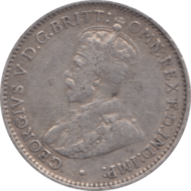 1919 SILVER THREEPENCE AUSTRALIA - SILVER WORLD COINS - Cambridgeshire Coins