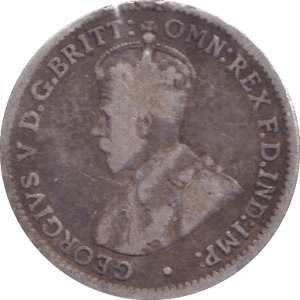 1919 SILVER THREEPENCE AUSTRALIA - SILVER WORLD COINS - Cambridgeshire Coins