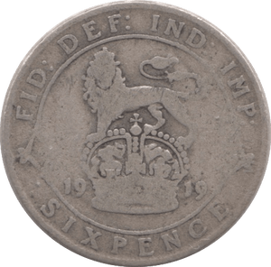 1919 SIXPENCE ( FINE ) - Sixpence - Cambridgeshire Coins