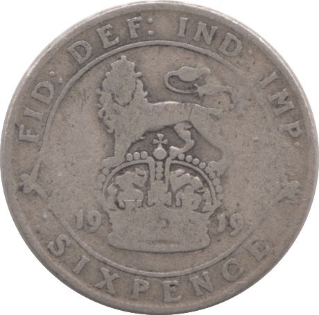 1919 SIXPENCE ( FINE ) - Sixpence - Cambridgeshire Coins