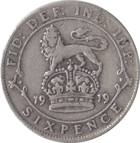 1919 SIXPENCE ( FINE ) - Sixpence - Cambridgeshire Coins