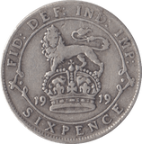 1919 SIXPENCE ( FINE ) - Sixpence - Cambridgeshire Coins